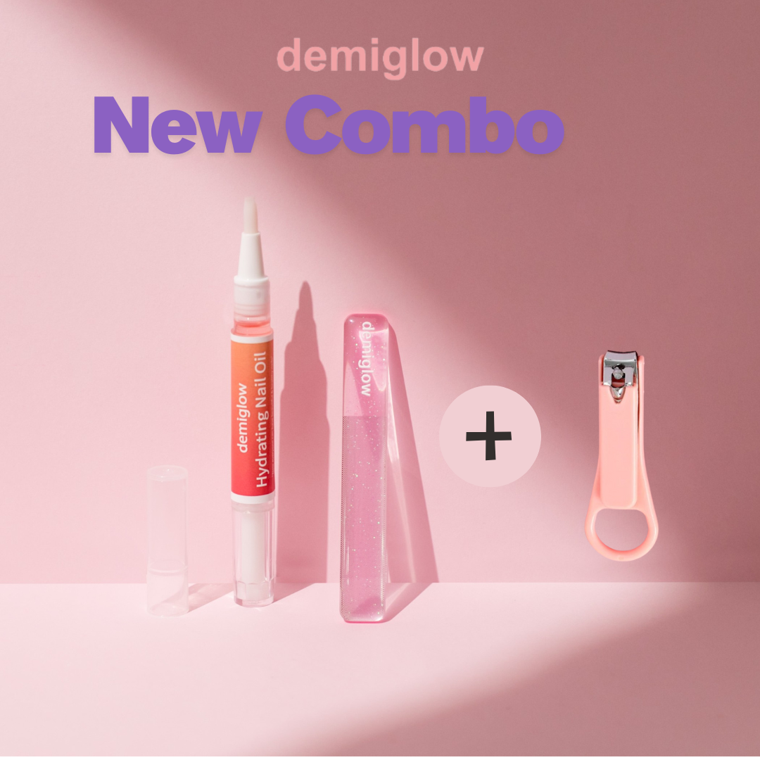 Set Combo B (Glitter Nail Buffer + Hydrating Nail Oil + Nail Clipper)