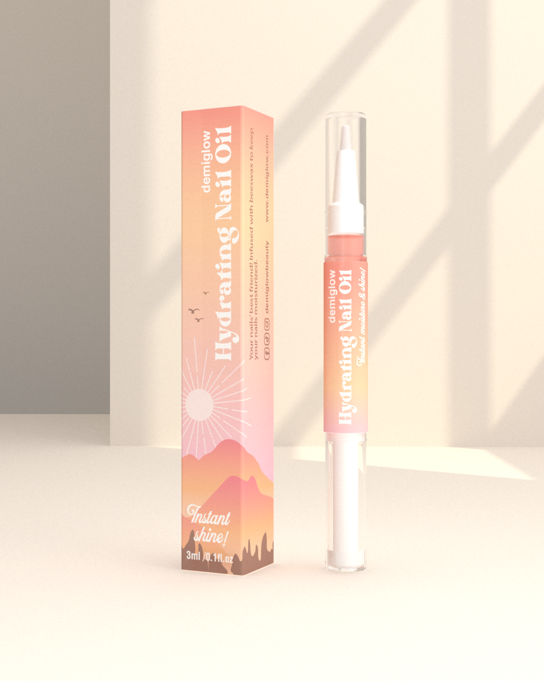 Set Combo (Glitter Nail Buffer + Hydrating Nail Oil)