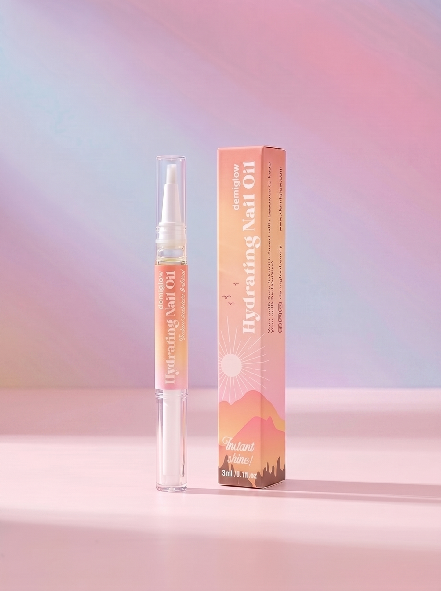 Set Combo (Glitter Nail Buffer + Hydrating Nail Oil)